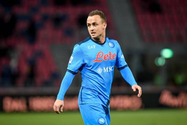 İtalyan futbolu Serie A maçında Stanislav Lobotka (Napoli) portresi Bologna FC 'ye karşı SSC Napoli maçı Renato Dall & # 39; Ara stadyumunda, 17 Ocak 2022 - Fotoğraf: Ettore Griffon