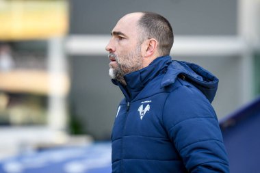 Verona Teknik Direktörü Igor Tudor İtalya futbolu Serie A maçında Hellas Verona FC - Udinese Calcio maçı sırasında İtalya 'nın Verona kentinde Marcantonio Bentegodi Stadyumu' nda 13 Şubat 2022
