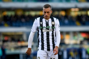 Udinese 'nin Gerard Deulofeu portresi İtalyan futbol takımı Serie A maçında Hellas Verona FC, Udinese Calcio' ya karşı Verona, İtalya 'daki Marcantonio Bentegodi stadyumunda 13 Şubat 2022 - Fotoğraf: Ettore Griffon