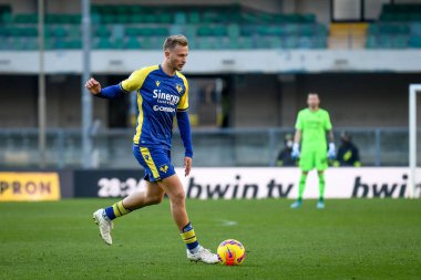Verona 'nın Antonin Barak portresi İtalyan futbolu Serie A maçında Hellas Verona FC, Udinese Calcio' ya karşı Verona, İtalya 'daki Marcantonio Bentegodi Stadyumu' nda 13 Şubat 2022 - Fotoğraf: Ettore Griffon