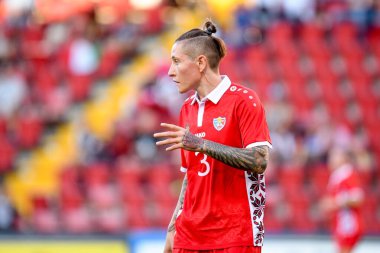 Dumitrita Prisacari (Moldova) FIFA Dünya Kupası 2023 Dünya Kupası elemeleri sırasında - İtalya, Trieste 'deki Nereo Rocco stadyumunda (arşiv portreleri) İtalya' ya karşı Moldova, 17 Eylül 2021 - Fotoğraf: Ettore Griffon