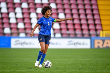 Sara Gama (İtalya) FIFA Dünya Kupası 2023 Dünya Kupası elemeleri sırasında - İtalya, İtalya 'nın Trieste kentindeki Nereo Rocco stadyumunda (arşiv portreleri) İtalya' ya karşı, 17 Eylül 2021 - Fotoğraf: Ettore Griffon