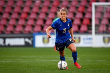 Valentina Cernoia (İtalya) FIFA Dünya Kupası 2023 Dünya Kupası elemeleri sırasında - İtalya, Trieste, İtalya 'daki Nereo Rocco stadyumunda Moldova' ya karşı (arşiv portreleri), 17 Eylül 2021 - Fotoğraf: Ettore Griffon