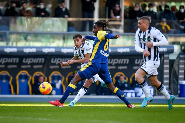 Udinese Nahuel Molina Action Hindered 61Ud Italian Soccer Serie Match — Stock Photo, Image