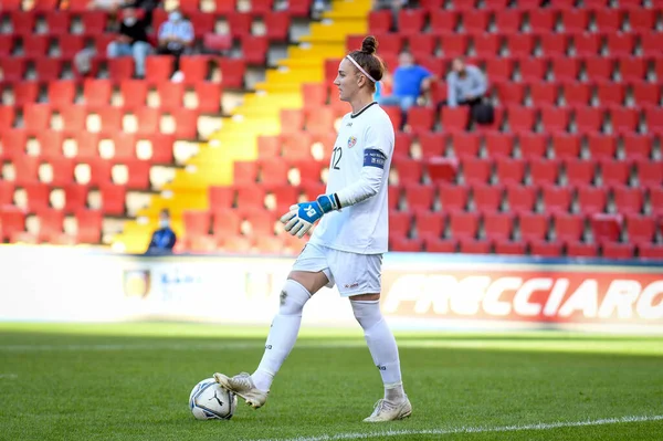 Natalia Munteanu Moldova Campionatul Mondial Fotbal 2023 Calificări Italia Moldova — Fotografie, imagine de stoc