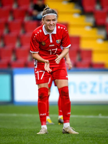 Nadeida Colesnicenco Moldávia Durante Copa Mundo Futebol Feminino 2023 Qualificadores — Fotografia de Stock