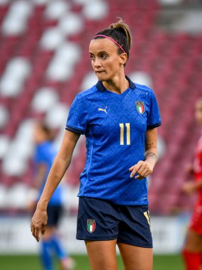 Barbara Bonansea (İtalya) FIFA Dünya Kupası 2023 Dünya Kupası elemeleri sırasında - İtalya, Trieste, İtalya 'daki Nereo Rocco stadyumunda Moldova' ya karşı (arşiv portreleri), 17 Eylül 2021 - Fotoğraf: Ettore Griffon