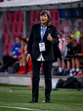 Milena Bertolini (İtalya Teknik Direktörü) FIFA Dünya Kupası 2023 Dünya Kupası elemeleri sırasında - İtalya, Trieste 'deki Nereo Rocco stadyumunda (arşiv portreleri) İtalya' ya karşı Moldova, 17 Eylül 2021 - Fotoğraf: Ettore Griffon