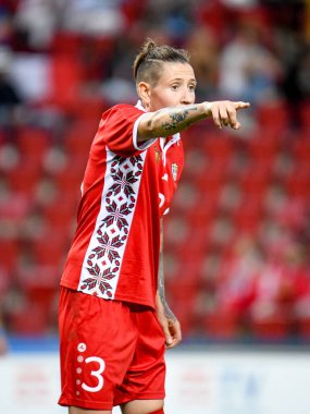 Dumitrita Prisacari (Moldova) FIFA Dünya Kupası 2023 Dünya Kupası elemeleri sırasında - İtalya, Trieste 'deki Nereo Rocco stadyumunda (arşiv portreleri) İtalya' ya karşı Moldova, 17 Eylül 2021 - Fotoğraf: Ettore Griffon