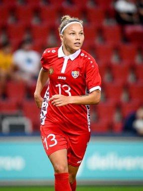 Violeta Mitul (Moldova) FIFA Dünya Kupası 2023 Dünya Kupası elemeleri sırasında - İtalya, Trieste 'deki Nereo Rocco stadyumunda Moldova' ya karşı (arşiv portreleri), 17 Eylül 2021 - Fotoğraf: Ettore Griffon