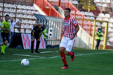 Simone Pontisso (Vicenza) İtalya 'nın başkenti Vicenza' daki Stadyum Romeo Menti 'de LR Vicenza vs AC Pisa maçında, 18 Eylül 2021 - Fotoğraf: Ettore Griffon