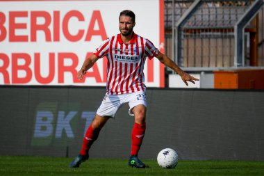 Daniel Cappelletti (Vicenza) İtalya 'nın başkenti Vicenza' daki Stadio Romeo Menti 'de LR Vicenza vs AC Pisa maçında, 18 Eylül 2021 - Fotoğraf: Ettore Griffon