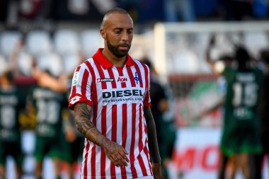 Stefano Giacomelli (Vicenza) İtalyan futbol takımı Serie B maçında LR Vicenza, AC Pisa 'ya karşı Vicenza Stadyumu Romeo Menti' de, 18 Eylül 2021 - Fotoğraf: Ettore Griffon