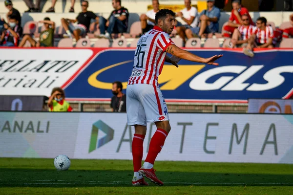 Luca Crecco Vicenza Italiensk Fotboll Serie Match Vicenza Pisa Stadio — Stockfoto