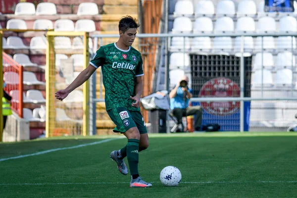 Pietro Beruatto Pisa Durante Partida Futebol Italiano Série Vicenza Pisa — Fotografia de Stock