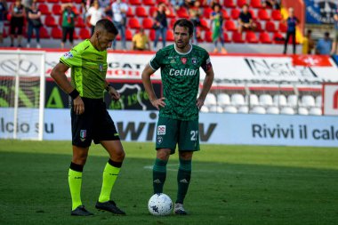 Robert Gucher (Pisa) İtalya 'nın Serie B maçı sırasında LR Vicenza vs AC Pisa, İtalya' nın Vicenza kentinde Stadyum Romeo Menti 'nde, 18 Eylül 2021 - Fotoğraf: Ettore Griffon