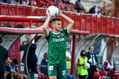 Samuele Birindelli (Pisa) İtalya 'nın başkenti Vicenza' daki Stadyum Romeo Menti 'de LR Vicenza vs AC Pisa maçında, 18 Eylül 2021 - Fotoğraf: Ettore Griffon