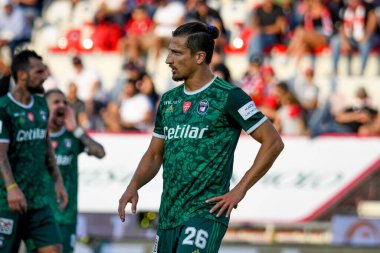 Gaetano Masucci (Pisa) İtalya 'nın başkenti Vicenza' daki Stadio Romeo Menti 'de LR Vicenza vs AC Pisa maçında, 18 Eylül 2021 - Fotoğraf: Ettore Griffon