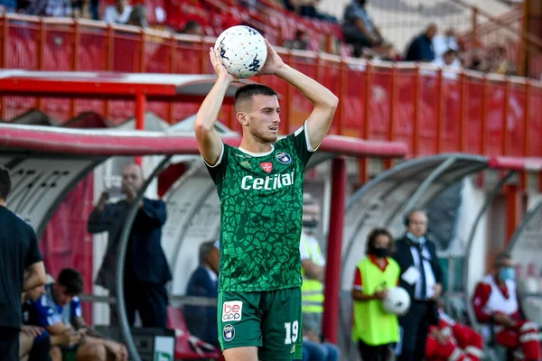 Samuele Birindelli Pisa Durante Partida Futebol Italiano Série Vicenza Pisa — Fotografia de Stock