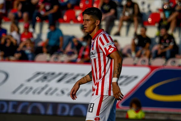 Alessandro Di Pardo (Vicenza) İtalya 'nın başkenti Vicenza' daki Stadio Romeo Menti 'de LR Vicenza vs AC Pisa maçında, 18 Eylül 2021 - Fotoğraf: Ettore Griffon
