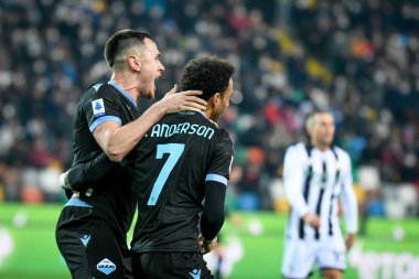 Lazio 'dan Felipe Anderson, İtalya' nın Udine kentinde oynanan Udinese Calcio - Dacia Arena Stadyumu - 20 Şubat 2022 - Fotoğraf: Ettore Griffon