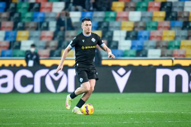 Lazio 'nun Gabarron Patric portresi İtalyan futbolu Serie A maçında Udinese Calcio, Friuli-Dacia Arena stadyumunda SS Lazio' ya karşı 20 Şubat 2022 - Fotoğraf: Ettore Griffon