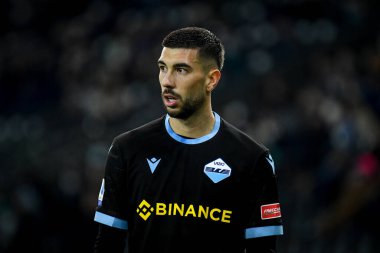 Lazio 'nun İtalya futbol takımı Serie A maçındaki Mattia Zaccagni portresi Udinese Calcio ile Friuli - Dacia Arena Stadyumu, 20 Şubat 2022 - Fotoğraf: Ettore Griffon