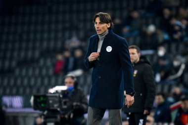 Udinese 'nin teknik direktörü Gabriele Cioffi İtalya' nın Udinese Calcio-SS Lazio maçında Udine, İtalya 'da Dacia Arena Stadyumu' nda 20 Şubat 2022 - Fotoğraf: Ettore Griffon