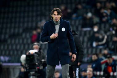 Udinese 'nin teknik direktörü Gabriele Cioffi İtalya' nın Udinese Calcio-SS Lazio maçında Udine, İtalya 'da Dacia Arena Stadyumu' nda 20 Şubat 2022 - Fotoğraf: Ettore Griffon