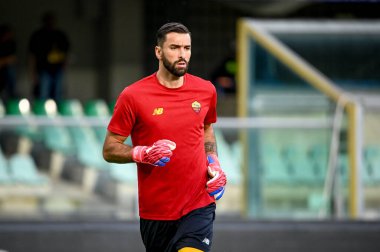 Roma 'nın Rui Pedro dos Santos Patricio portresi İtalyan futbol takımı Serie A maçında Hellas Verona FC - AS Roma (Arşiv portreleri) maçı Verona, İtalya' daki Marcantonio Bentegodi stadyumunda, 19 Eylül 2021 - Fotoğraf: Ettore Griffon