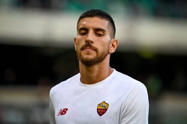 Roma 'nın Lorenzo Pellegrini Portresi İtalyan futbolu Serie A maçında Hellas Verona FC ile AS Roma (Arşiv portreleri) maçında İtalya' nın Verona kentindeki Marcantonio Bentegodi stadyumunda, 19 Eylül 2021 - Fotoğraf: Ettore Griffon