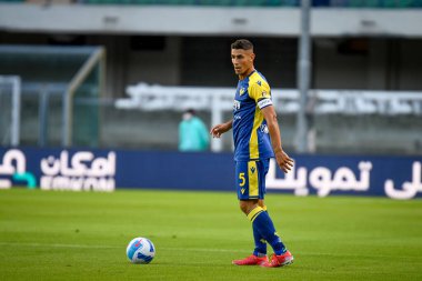 Verona 'nın Davide Faraoni portresi İtalyan futbolu Serie A maçında Hellas Verona FC - AS Roma (Arşiv portreleri) maçı Verona, İtalya' da Marcantonio Bentegodi stadyumunda, 19 Eylül 2021 - Fotoğraf: Ettore Griffon