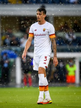 Roma 'nın Roger Ibanez da Silva portresi İtalyan futbolu Serie A maçında Hellas Verona FC - AS Roma (Arşiv portreleri) maçı Verona, İtalya' daki Marcantonio Bentegodi stadyumunda, 19 Eylül 2021 - Fotoğraf: Ettore Griffon