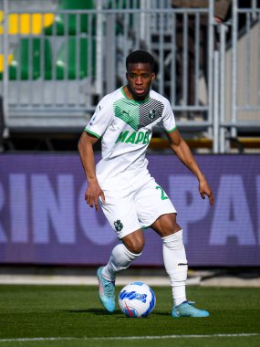 Sassuolo 'nun Hamed Traore portresi İtalyan futbolu Serie A maçında Venezia FC ile ABD Sassuolo arasında Venedik, İtalya' daki Pier Luigi Penzo Stadyumu 'nda oynandı.