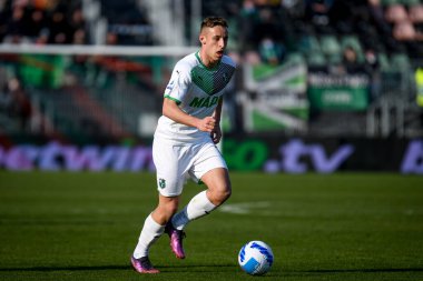 Sassuolo 'dan Davide Frattesi İtalyan futbolu Serie A karşılaşmasında Venezia FC, Venedik, İtalya' daki Pier Luigi Penzo Stadyumu 'nda ABD Sassuolo' ya karşı, 06 Mart 2022 - Fotoğraf: Ettore Griffon