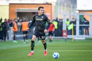 Venezia 'nın Ales Mateju portresi İtalyan futbolu Serie A maçında Venezia FC ile ABD Sassuolo arasında Venedik, İtalya' daki Pier Luigi Penzo Stadyumu 'nda oynandı.