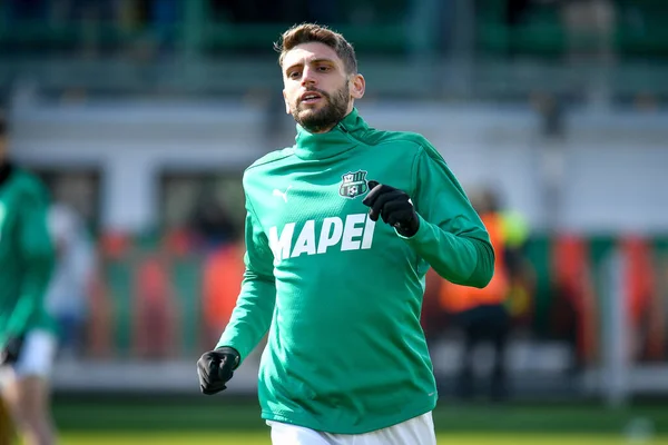 Sassuolo 'nun Domenico Berardi portresi İtalyan futbolu Serie A maçında Venezia FC ile ABD Sassuolo arasında Venedik, İtalya' daki Pier Luigi Penzo Stadyumu 'nda oynandı.