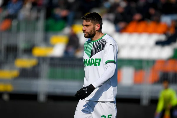 Sassuolo 'nun Domenico Berardi portresi İtalyan futbolu Serie A maçında Venezia FC ile ABD Sassuolo arasında Venedik, İtalya' daki Pier Luigi Penzo Stadyumu 'nda oynandı.