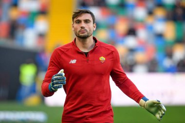 İtalyan futbolu Serie A maçında Roma 'nın Daniel Fuzato portresi Udinese Calcio ile AS Roma maçında Udine, İtalya' daki Dacia Arena stadyumunda, 13 Mart 2022 - Fotoğraf: Ettore Griffon