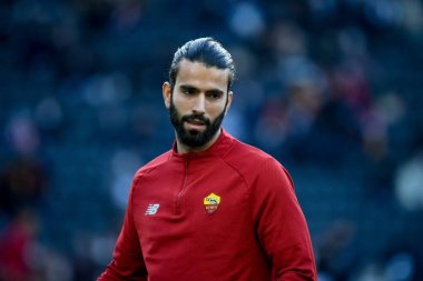 Roma 'nın Sergio Miguel Relvas De Oliveira portresi İtalyan futbolu Serie A maçında Udinese Calcio, Udine, İtalya' daki Dacia Arena stadyumunda AS Roma maçında, 13 Mart 2022 - Fotoğraf: Ettore Griffon