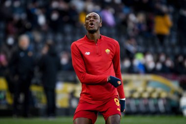 İtalyan futbol takımı Serie A 'nın İtalya' daki Udinese Calcio ile AS Roma maçındaki Tammy Abraham portresi, İtalya 'nın Udine kentindeki Dacia Arena stadyumunda 13 Mart 2022 - Fotoğraf: Ettore Griffon