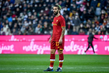 Roma 'nın Sergio Miguel Relvas De Oliveira portresi İtalyan futbolu Serie A maçında Udinese Calcio, Udine, İtalya' daki Dacia Arena stadyumunda AS Roma maçında, 13 Mart 2022 - Fotoğraf: Ettore Griffon