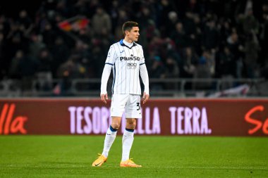 Atalanta 'nın İtalyan futbol takımı Serie A maçındaki Matteo Pessina portresi Bologna FC - Atalanta BC maçı, İtalya' nın Bologna kentindeki Renato Dall 'Ara stadyumunda, 20 Mart 2022