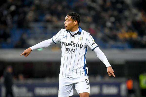 Atalanta Nın Talya Futbol Takımı Serie Maçında Luis Muriel Portresi — Stok fotoğraf