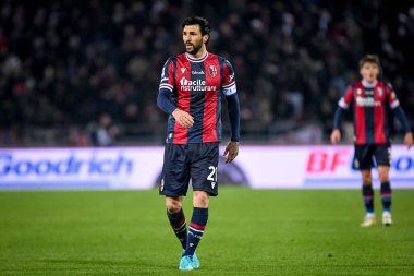 İtalya futbolu sırasındaki Roberto Soriano portresi Bologna FC - Atalanta BC maçı sırasında İtalya 'nın Bologna kentindeki Renato Dall' Ara stadyumunda 20 Mart 2022 - Fotoğraf: Ettore Griffon