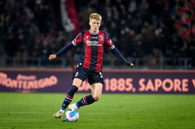 Bologna 'nın Jerdy Schouten portresi İtalyan futbolu Serie A maçında Bologna FC, Atalanta BC' ye karşı, İtalya 'nın Bologna kentindeki Renato Dall' Ara stadyumunda, 20 Mart 2022 - Fotoğraf: Ettore Griffon