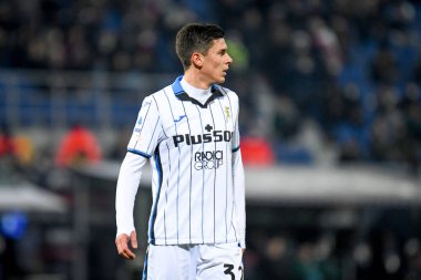 Atalanta 'nın İtalyan futbol takımı Serie A maçındaki Matteo Pessina portresi Bologna FC - Atalanta BC maçı, İtalya' nın Bologna kentindeki Renato Dall 'Ara stadyumunda, 20 Mart 2022