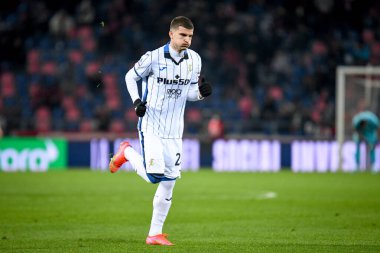 Atalanta 'nın Valentin Mihaila portresi İtalya' nın Bologna şehrinde 20 Mart 2022 'de oynanan Renato Dall' Ara Stadyumu 'nda oynanan Bologna FC maçında çekildi.