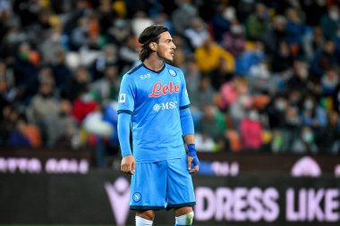 İtalya futbolu sırasında Eljif Elmas (Napoli) Udinese Calcio ile SSC Napoli (arşiv portreleri) maçında Udine, İtalya 'da Dacia Arena stadyumunda, 20 Eylül 2021 - Fotoğraf: Ettore Griffon
