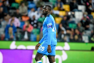 Kalidou Koulibaly (Napoli) İtalya futbol takımı Serie A maçında Udinese Calcio ile SSC Napoli (arşiv portreleri) Udine, İtalya 'da Dacia Arena Stadyumu, 20 Eylül 2021